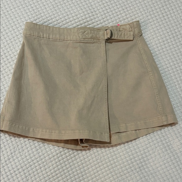 American Eagle Khaki Cotton Twill Skort NWT Size 2 - Picture 1 of 10